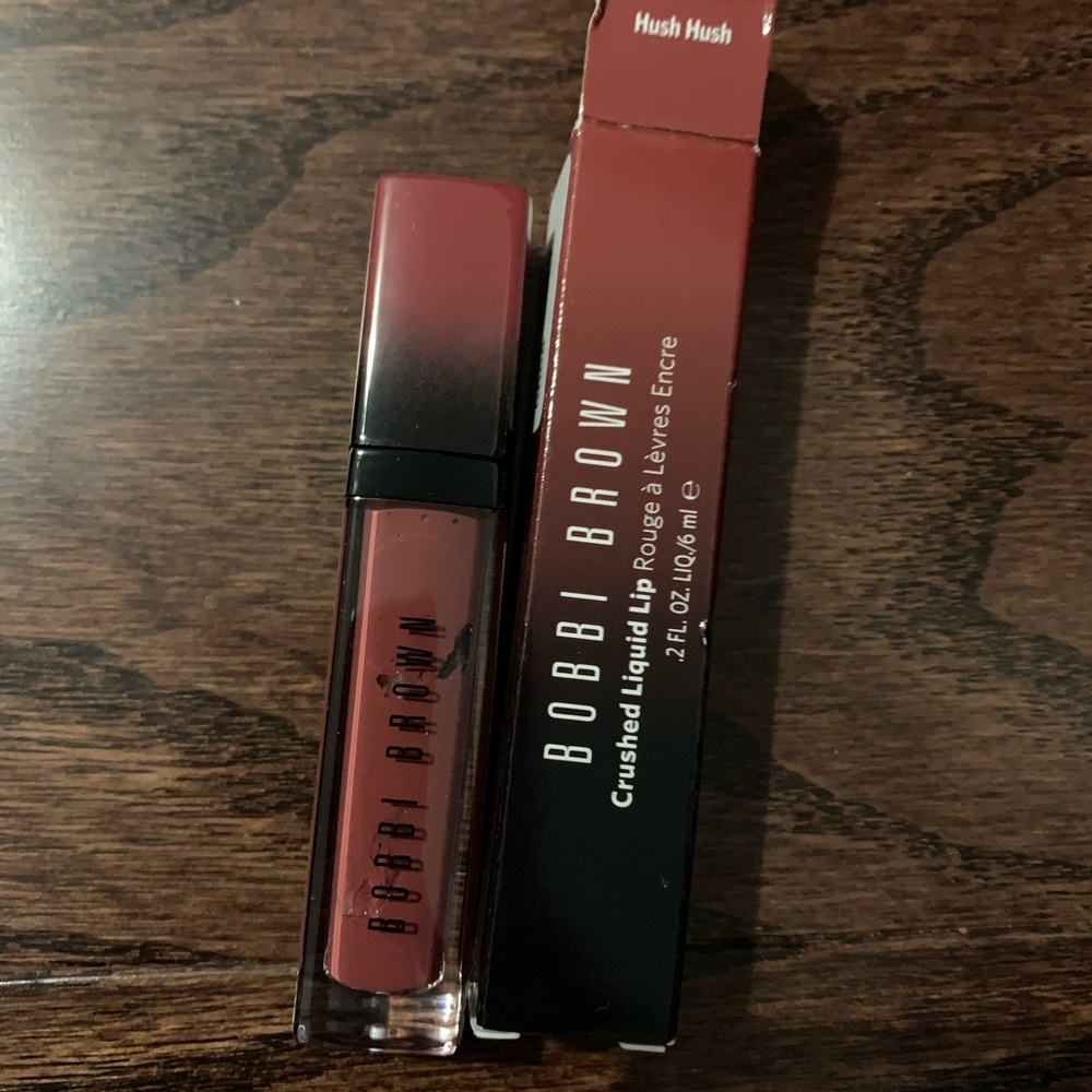 Bobbi brown crushed liquid lipgloss in hush hush